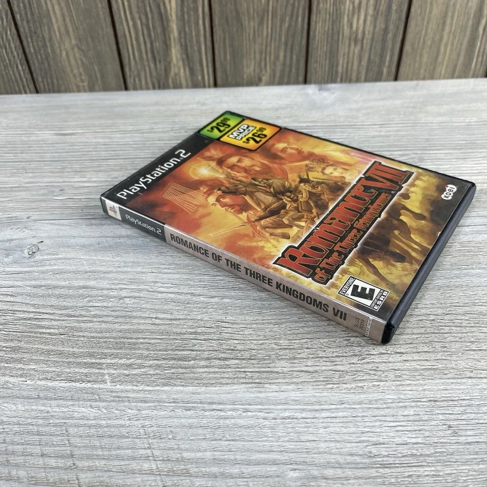 Romance of the Three Kingdoms VII (Sony PlayStation 2, 2002) Tested Working